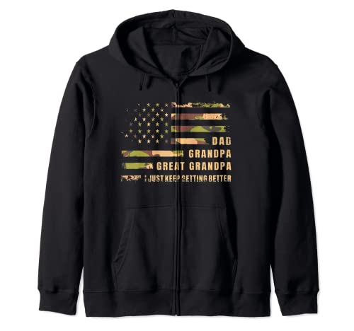 Dad Great Grandpa Awesome Fathers Day Gift from Wife Kids Sweat à Capuche