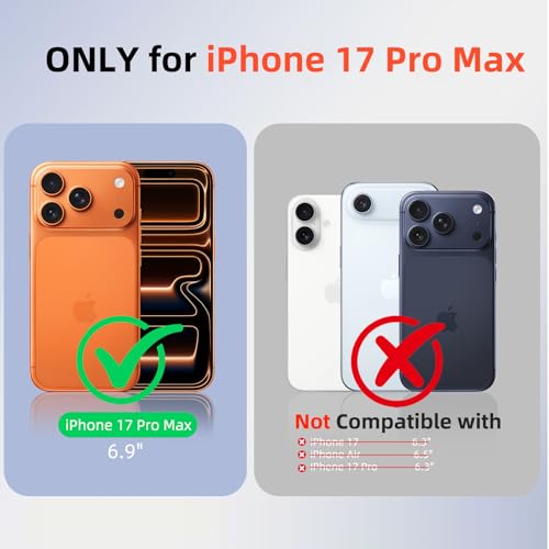 Coque iPhone 17 Pro Max Antichoc Détachable avec Blocage RFID