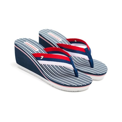 GIOSEPPO Chanclas esclavas azul marino para mujer CASIS 39 EU