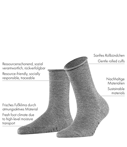 FALKE Women's Active Breeze Socks, Breathable, Cooling, Sustainable Lyocell, Crew, Sweat Wicking, Coolmax Clothing3