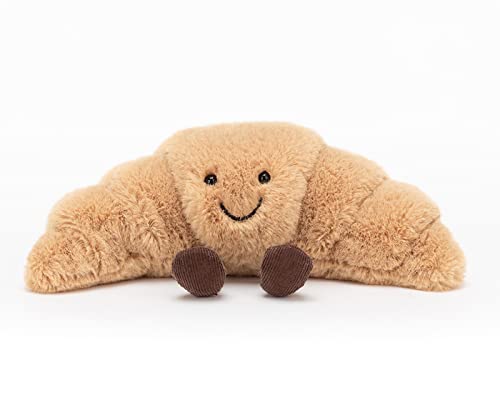jellycat amuseables croissant stuffed toy small 85 inches - pastry plush - fun gift idea