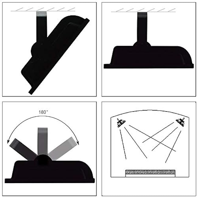 200W LED Flood Light Outdoor, 20000lm Super Bright Work Lights, IP66 Waterproof Security Light with Plug & Switch, 6500K White Spotlight for Garden, Yard, Garage, Basketball Court Lighting