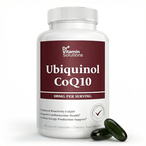 Ubiquinol CoQ10 100mg Softgels, Coenzyme Q10 Active Form, 60 Count