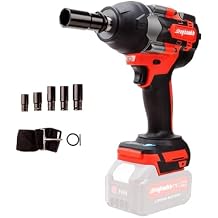 dogtooth 20V Cordless Impact Wrench 1/2, High Torque Maximum 850 NM, Brushless Motor, 3 Variable Speeds Max 3200RPM, Compatible with Makita 18V Battery, NO Battery Tool only