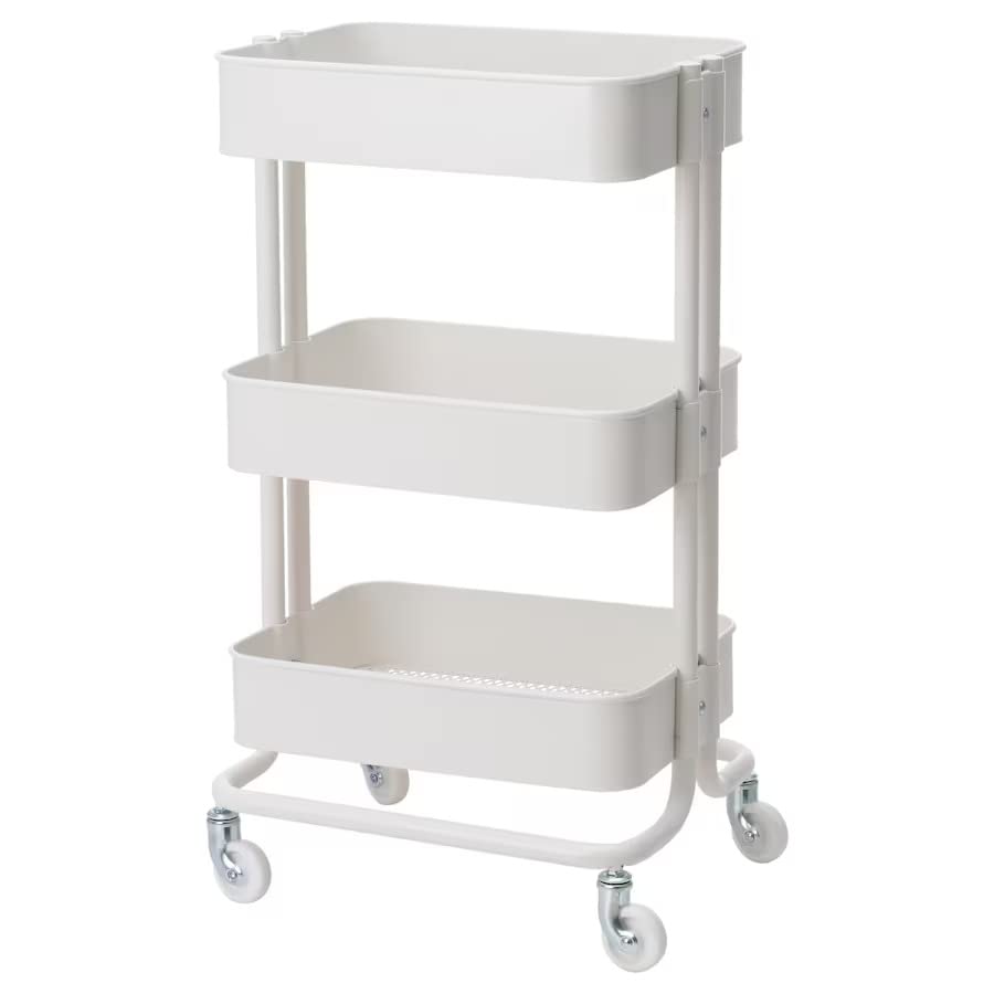 IKEA Kitchen Trolley, White, 35x45x78 cm-image-12