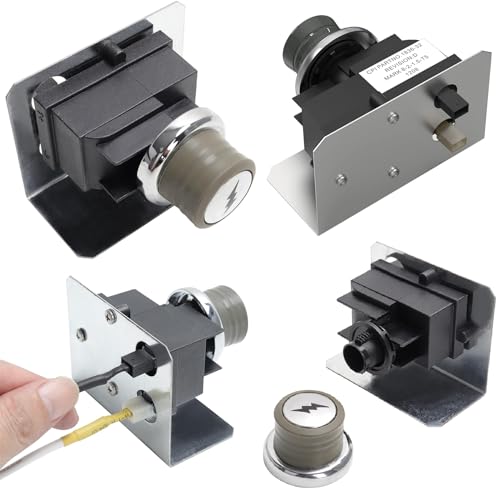 Image of SafBbcue 91360 Igniter Kit for Weber Grill 1819-51 1836-32 Grill Igniter Replacement Compatible with Weber Spirit E210 E215 E310 EP320 SP310 SP320 Spirit S320 Side-Control Grill, 67847 67726 81315