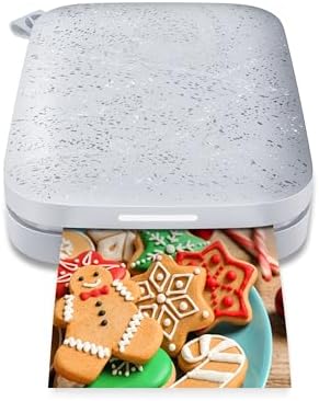 HP Sprocket przenośnej 5,1 x 7,6 cm Drukarki Fotograficznej (Biały) Zestaw Startowy