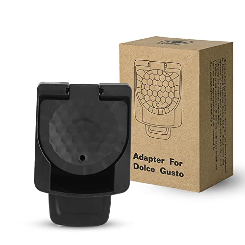 Convertidor de cápsulas para cápsulas Nespresso originales Adaptador de transferencia para Dolce Gusto Compatible con Genio 2 Machine 1 Cápsula Reutilizable para Dolce Gusto Cover