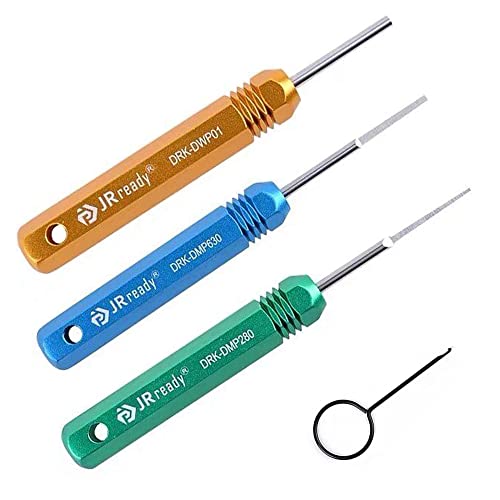 JRready ST5211 Pin Removal Tool KIT for Weather Pack Metri Pack Series Connector Harness terminals and Connector Crimp pin etc Electrical Connector, Tool KIT Include DRK 785084 Amp 1.5mm Removal Tool by JRready - Used condition - US$19.70