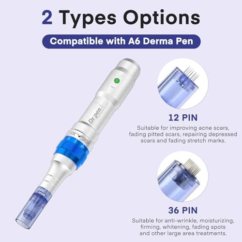 Microneedling Needles, 10 Pcs 36 Pin Replacement Derma Pen Needle Cartridges for Dr.pen Ultima A6, 10 Pcs/Pack - Image 2