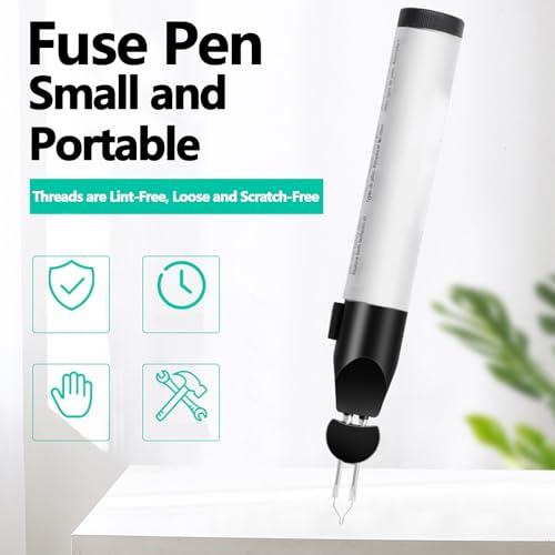 Image of Tungsten Wire Burning Thread Pen, Button Thread Burner with Battery Operated to Trim Burn Melt Thread with One Touch (Not Included Battery)