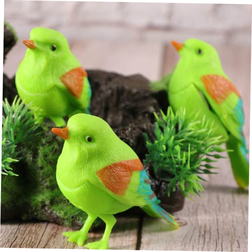 BCOATH 4 Unidades De Brinquedo De Pássaro Com Controle De Voz Brinquedo Educacional Prático Brinqued