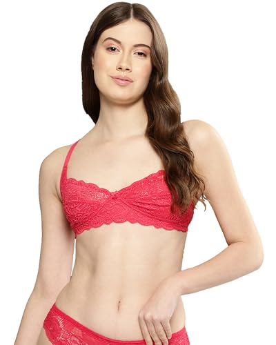 Image of LEADING LADY Women Bra | Non Padded | Non Wired | Full Coverage | T-Shirt Bra | Lace Style Adjustable Straps | Every Day Bra
