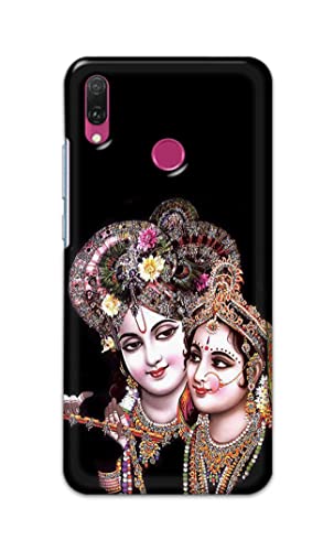 Image of Printed Hard Back Cover Case for Huawei Y9 2019 Back Cover (Radha Krishna) -203