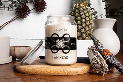 Sunsum, No. 0 - Soul, Pineapple, Sage, White Tea, Apothecary Candle Jar, 26 Oz #TOP4