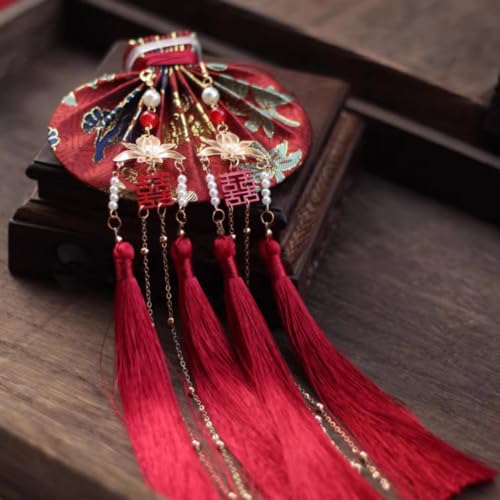 Bolsa Roja Chino Tradicional Hecha a Mano miniatura 5
