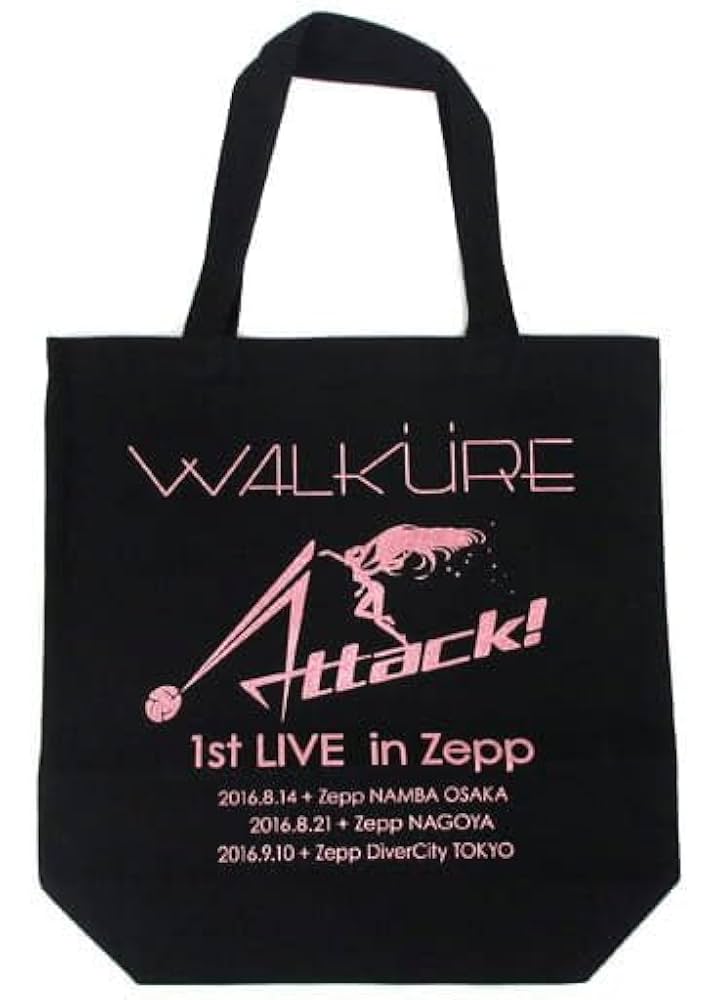 マクロスΔ絶対LIVEトートバッグ 劇場版マクロスΔ 絶対LIVE!!!!!! × OUTDOOR PRODUCTS BLACK