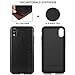 TENDLIN Compatible with iPhone XR Case Premium Leather Outside and Flexible TPU Silicone Hybrid Slim Case Compatible with iPhone XR - 2018 (Black)