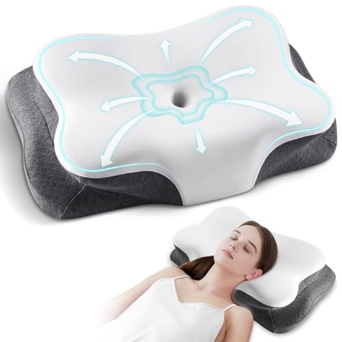 Coussin Memoire de Forme,Oreiller Ergonomique Cervical,Oreillers ...