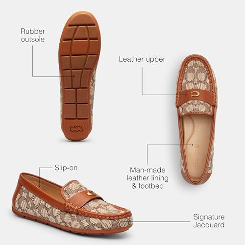 Coach womens Sculpted C Driver in Signature Textile Jacquard3