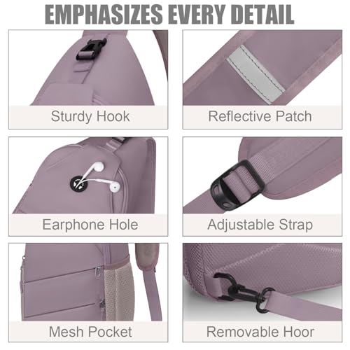 Pritent Convertible Crossbody Sling Bag