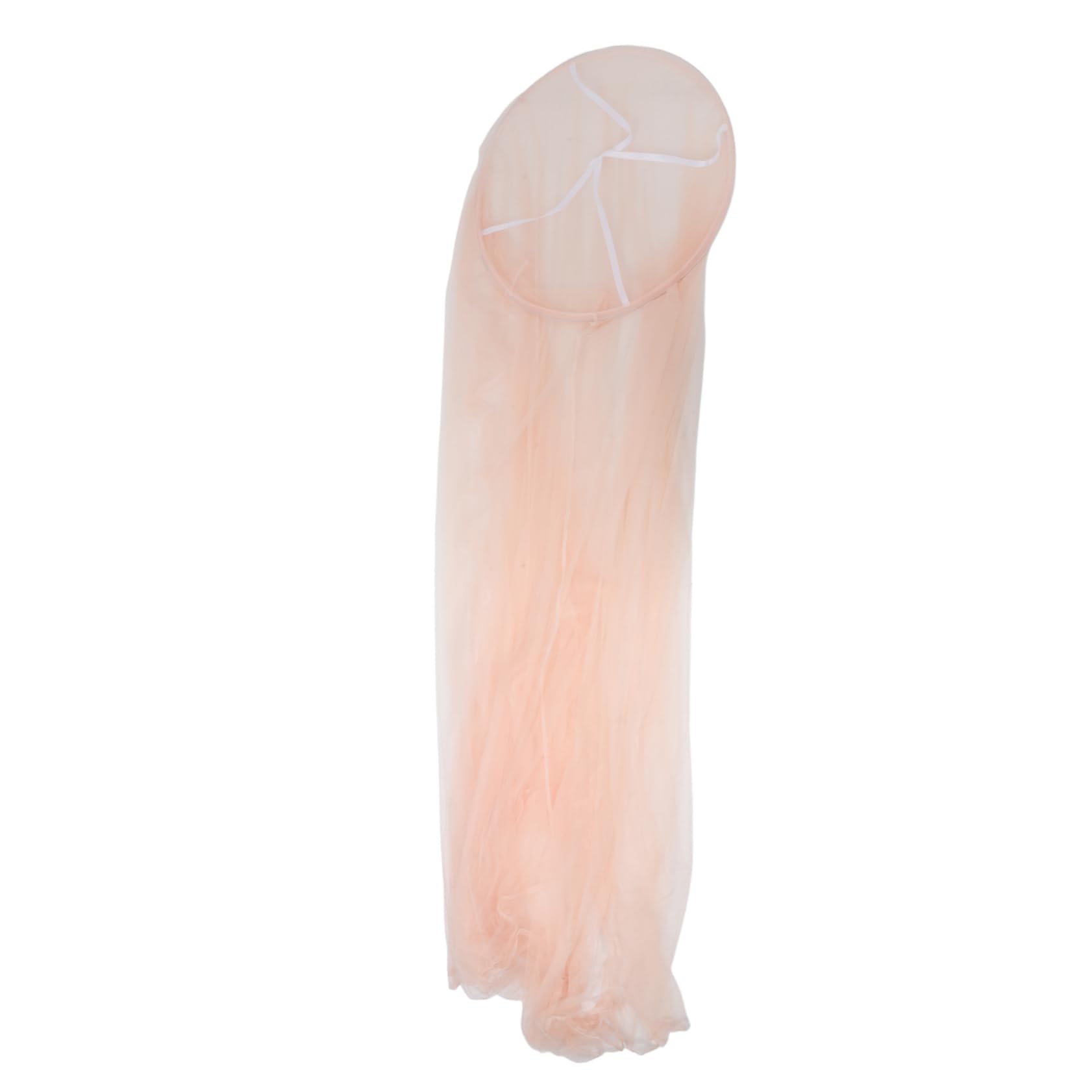 Dosel de Cama para Niñas Beige Poliéster Cúpula Redonda 2,2 M