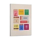XIANEOU Vintage Movie Matchbooks Poster Wes Anderson Movie Art Poster Gifts Canvas Painting Poster Wall Art DecorativePictures For Living Room Bedroom Decor12x18inch(30x45cm)