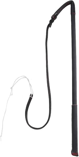 Látigo de entrenamiento para perros, látigo artificial de piel de vaca para perros con asa para perros medianos y grandes, accesorio de