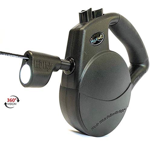 WalkWhiz LRGFML-BK Follow Me Light Leash, eenheidsmaat, zwart