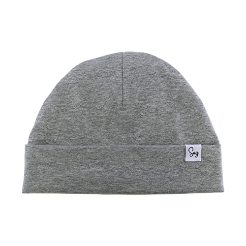 Image of Jersey Beanie Hat for Newborn Baby Boys Girls Silky Satin Lined Hats Bonnet Toddler Infant Little Kids Beanies Caps