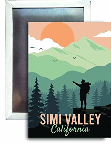 R and R ImportsSimi Valley California Refrigerator Magnet 2.5"X3.5" Approximately Hike Destination