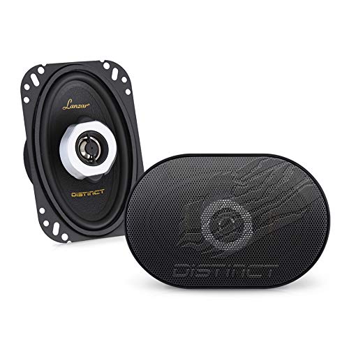 Black Friday Sale 2022 Lanzar Distinct 4" x 6" Inch Car Stereo Speakers  2-Way Pro Audio Component Speaker Pair (4x6 in, 120 Watt)