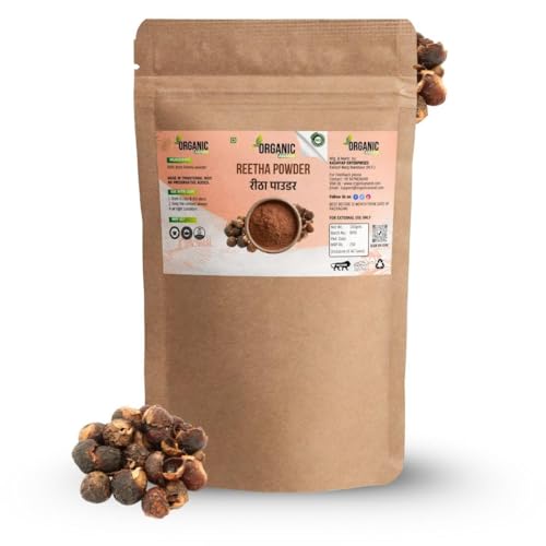 Image of Reetha Powder for Hair 75 Grams | Ideal for Hair, Face and Skin | Soapnut powder | 100% Pure and Natural, No Chemcial, No Preservative