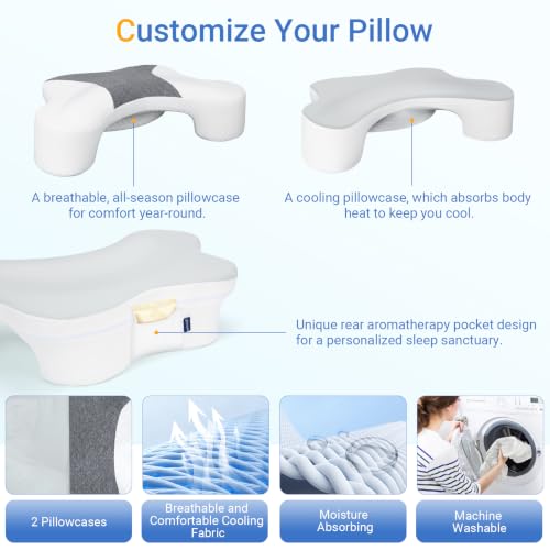 Side Sleeper Pillows with Arm Holes,Neck Support & Rotator Cuff Pain Relief - image 6