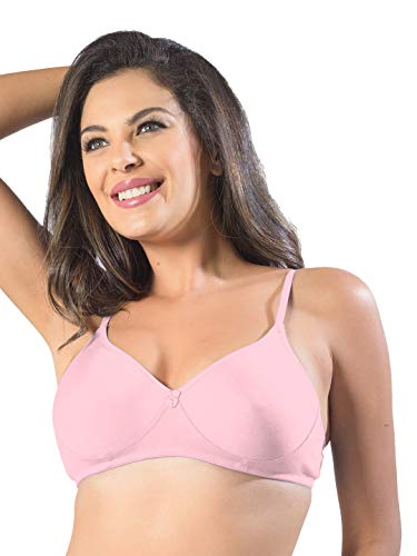 Image of SONARI Womens Non Padded Cotton Bra | Wire Free, Medium Coverage, Seamless Cups, Comfortable Polyester Cotton Blend Fabric | Adjustable Straps, Ideal for Everyday Wear - Smile