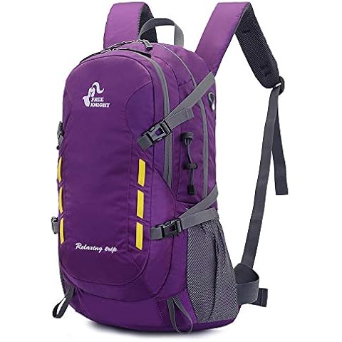 40L Lightweight Daypack Cycling Hiking Waterproof Travel Backpack, Purple, 40L(53*33*20cm / 20.9*13*7.9 inches) Cover