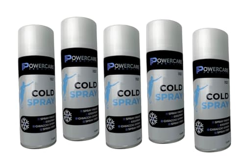 Bombe de froid lot de 5 sprays de cryothérapie pour sportifs et clubs