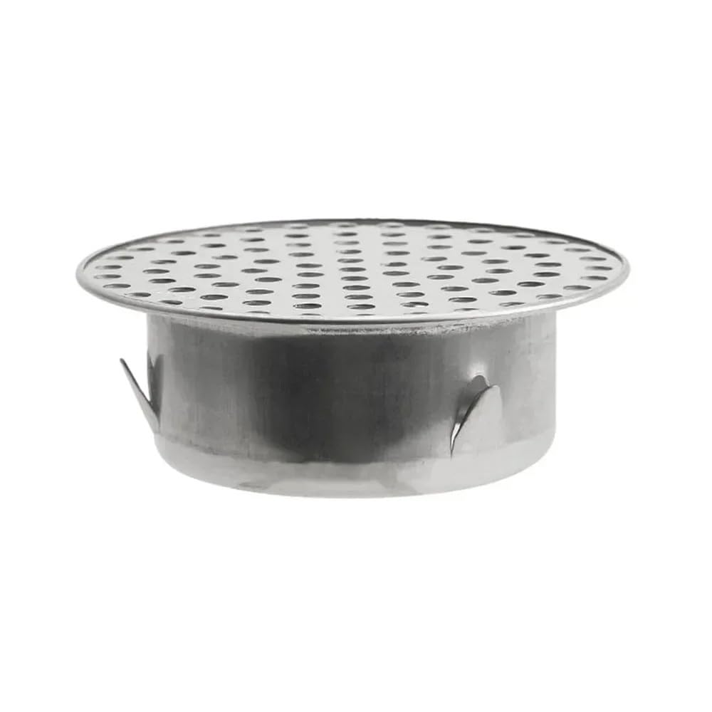 304 Stainless Steel Drain Stopper for PVC Pipes - High Flow Hollow Strainer for Optimal Drainage (50-200mm)(83tubes)