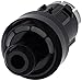 Siemens 3SU10004WS100AA0 ID Key-Operated Switch, Plastic, IP65 Protection Rating, Plastic, 22mm, Black