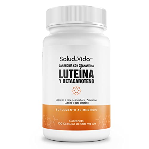 Vitamínicos, SaludVida México Luteina 20mg con Zeaxantina - 100 Cápsulas