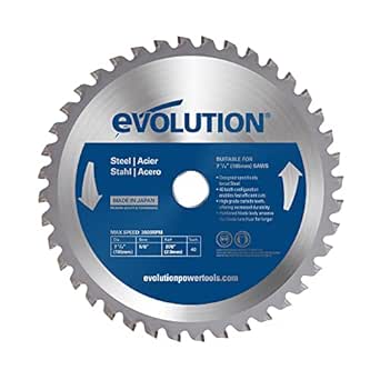 Evolution Power Tools M185TCT-40CS, zaagblad voor het zagen van