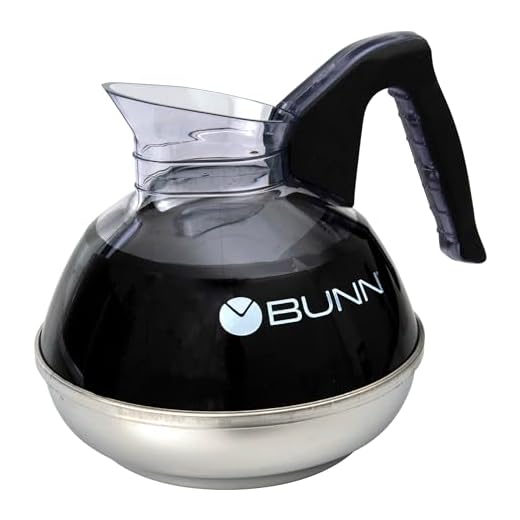 BUNN - 10917.0001 6100 Easy Pour Replacement Decanter, Black