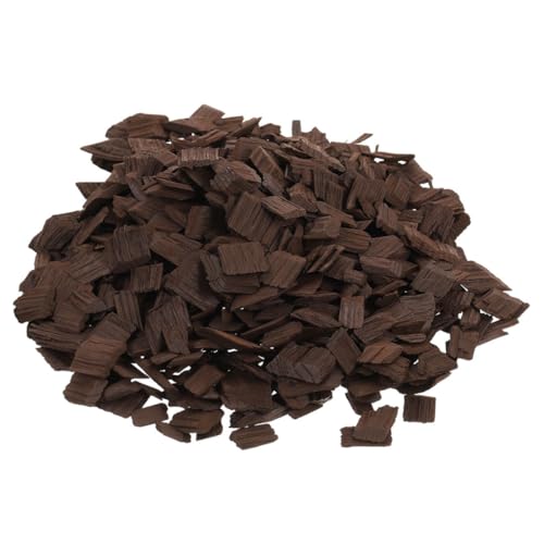 COLLBATH Virutas de Roble Francés Tostadas Medias y Fuertes 200g para Elaboración de Vino Tinto y Whisky Casero, Piezas de Madera Natural para Añejamiento, Uso en Hogar y Restaurante