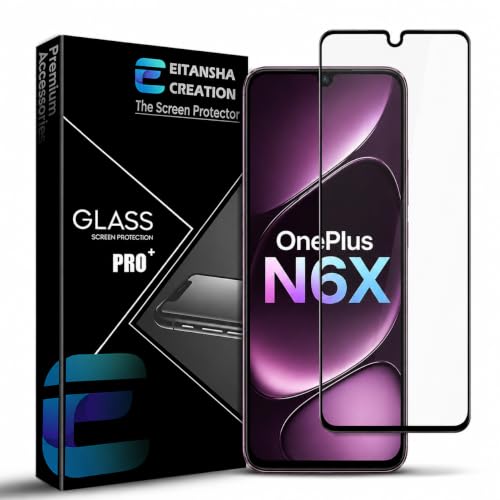 Image of Tempered Glass Screen Protector Compatible with OnePlus N6X 5G / OnePlus N6X with Edge-to-Edge Coverage and Easy Installation Kit