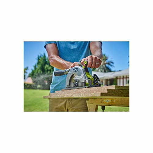 Pack RYOBI Scie circulaire R18CS7 0 18V One+ Brushless 1 Batterie 2.0Ah 1 Chargeur rapide - vue 3