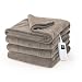 Sunbeam Heated Blanket | Microplush, 10 Heat Settings, Mushroom, Full - BSM9KFS-R772-16A00