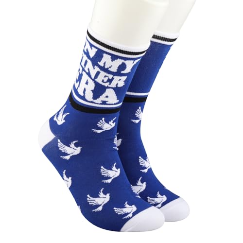 Greek Sorority Gift In My Finer Era Royal Blue & White Finer Sisterhood Sorority Life Socks