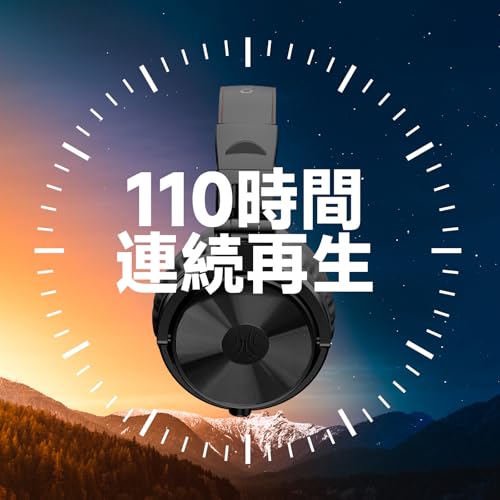 OneOdio ワイヤレスヘッドホン 最大110時間再生 Bluetooth オーバーイヤー マイク内蔵 折り畳み式 有線/無線兼用 ヘッドフォン 重低音 マルチペアリング対 Pro C