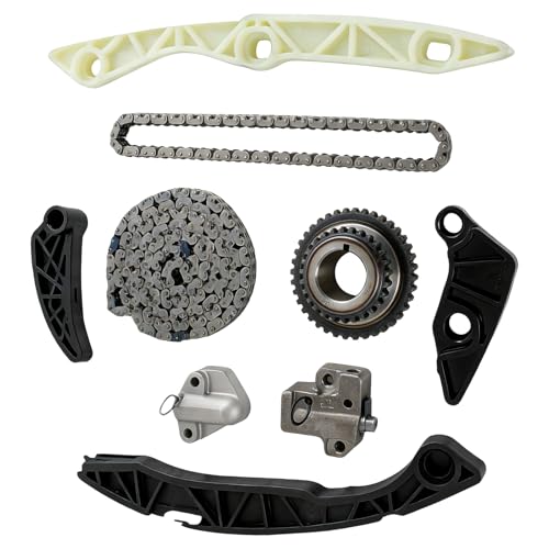 Hututimo 4884868AC Engine Timing Chain Kit Compatible with Dodge Journey Chrysler 200 Sebring Avenger Caliber Express Jeep Compass Patriot 2007-2018 2.0L 2.4L Replace 4884588AA 4884868AB