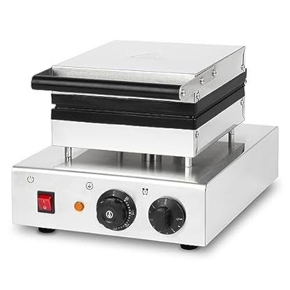 VERTES Belgisches Waffeleisen, 4 Waffeln gleichzeitig, 80 Stück pro Stunde, 1600 Watt, Teflonbeschichtet, Edelstahlgehäuse – Bild 3